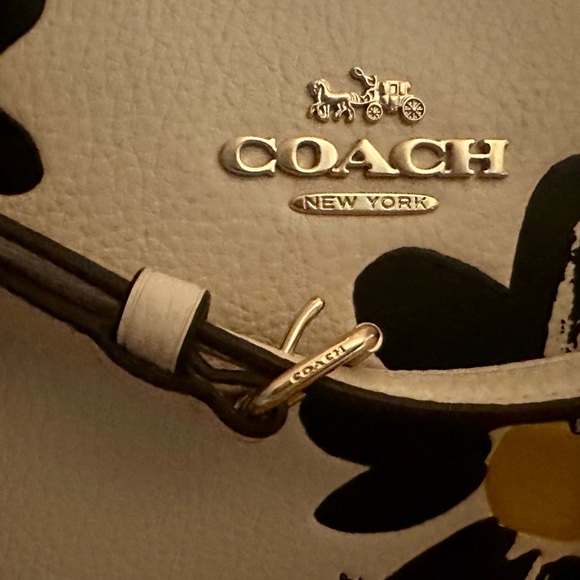 Coach Teri Shoulder Bag Crossbody Purse With Floral Print - Picture 7 of 16